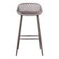 Piazza Outdoor Barstool Grey - Set Of Two