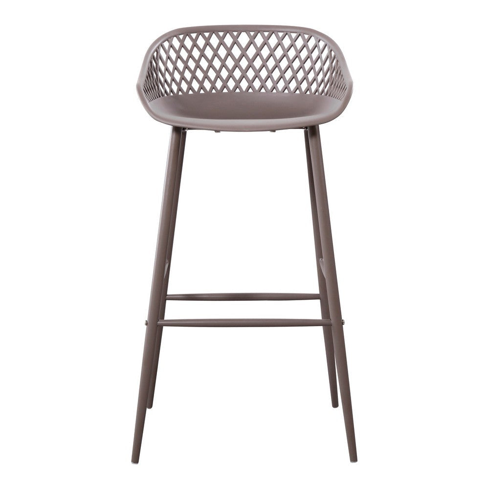 Piazza Outdoor Barstool Grey - Set Of Two