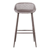 Piazza Outdoor Barstool Grey - Set Of Two