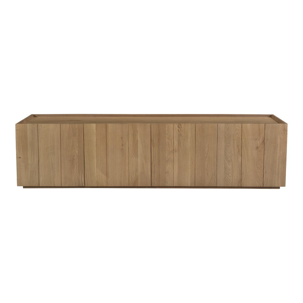 Plank Media Cabinet Natural