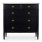 Eleanor 5 Drawer Chest Black