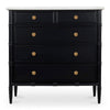 Eleanor 5 Drawer Chest Black