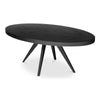 Parq Oval Dining Table Black MCN-TL-1019-02