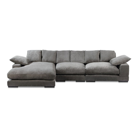 Plunge Large Sectional Charcoal