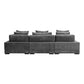 Tumble Classic L-Shaped Modular Sectional Charcoal Grey MCN-UB-1014-25