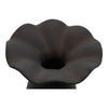 Ruffle 16 Inch Decorative Vessel Black MCN-UO-1017-02