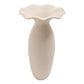 Ruffle 16In Decorative Vessel Ecru