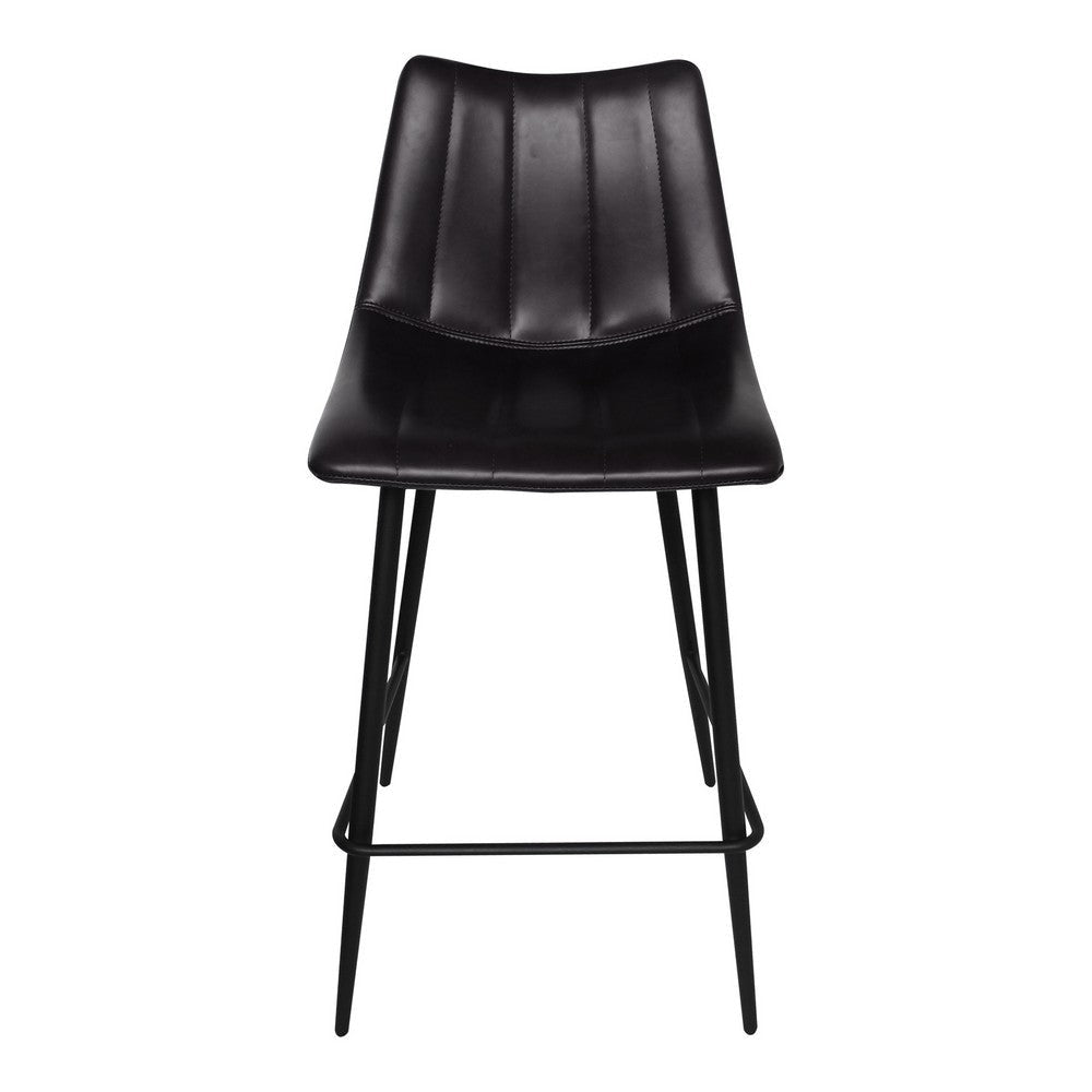 Alibi Counter Stool Matte Black - Set Of Two