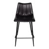 Alibi Counter Stool Matte Black - Set Of Two