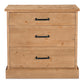 Tade 3 Drawer Nighstand Honey Pine