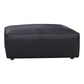 Form Ottoman Vantage Black Leather