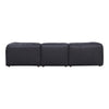 Form Lounge Modular Sectional Vantage Black Leather MCN-XQ-1005-02