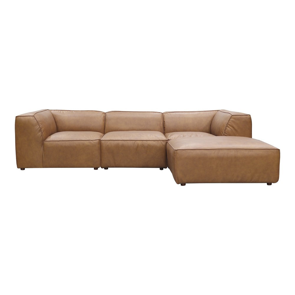 Form Lounge Modular Sectional Sonoran Tan Leather