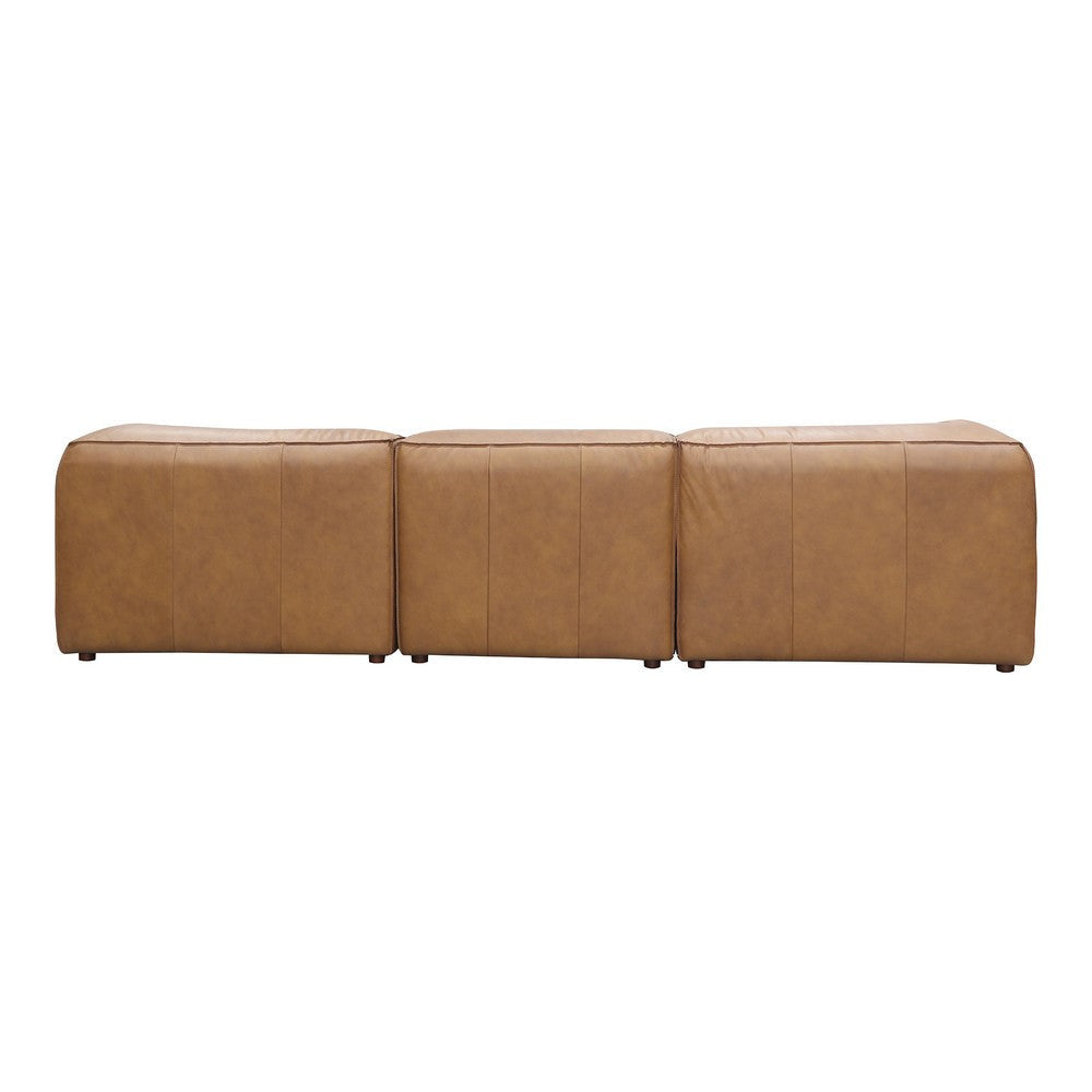 Form Lounge Modular Sectional Sonoran Tan Leather MCN-XQ-1005-40