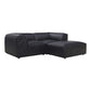 Form Nook Modular Sectional Vantage Black Leather MCN-XQ-1006-02