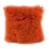 LAMB FUR PILLOW ORANGE