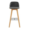 Napoli Leather Bar Stool