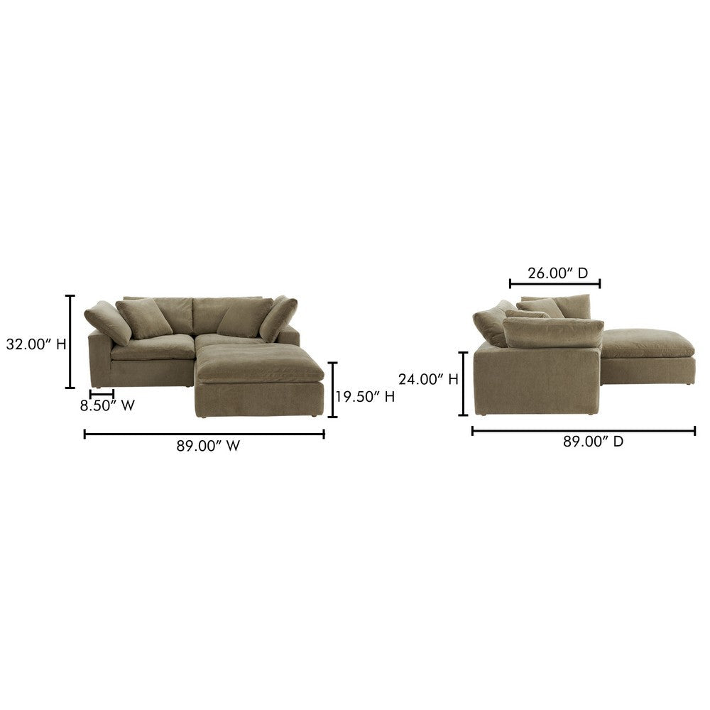 Clay Nook Modular Sectional Desert Sage MCN-YJ-1009-16