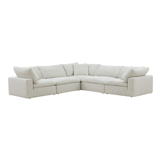 Clay Classic L-Shaped Modular Sectional Coastside Sand