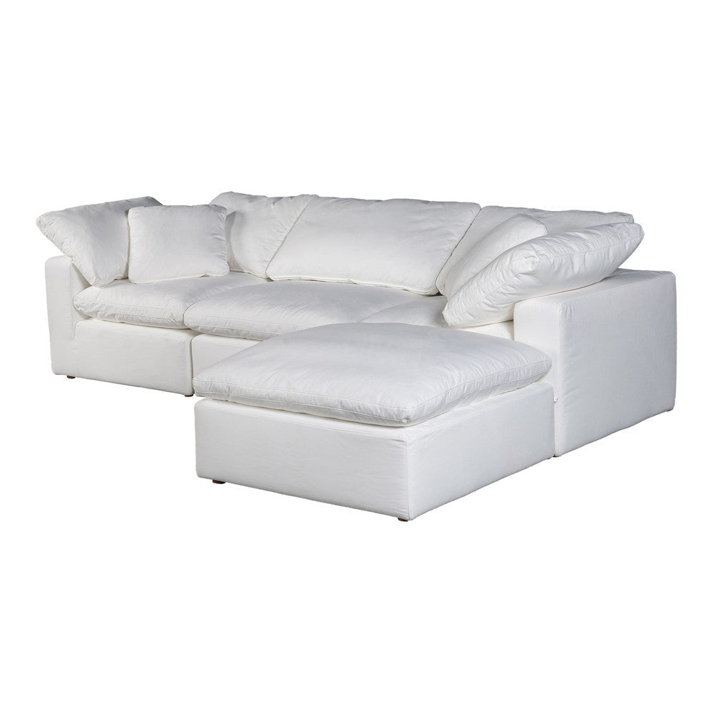 Terra Condo Lounge Modular Sectional Cream White MCN-YJ-1015-05