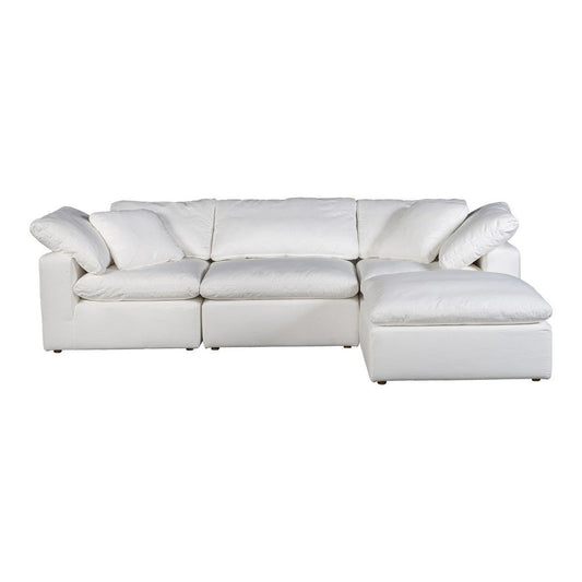 Terra Condo Lounge Modular Sectional Cream White