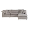 Terra Condo Lounge Modular Sectional Light Grey