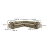 Terra Classic L-Shaped Modular Sectional Desert Sage MCN-YJ-1017-16