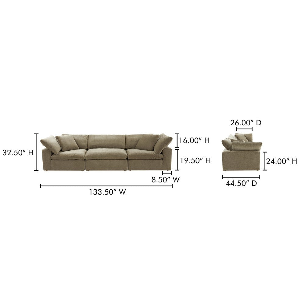 Clay Modular Sofa Desert Sage MCN-YJ-1026-16