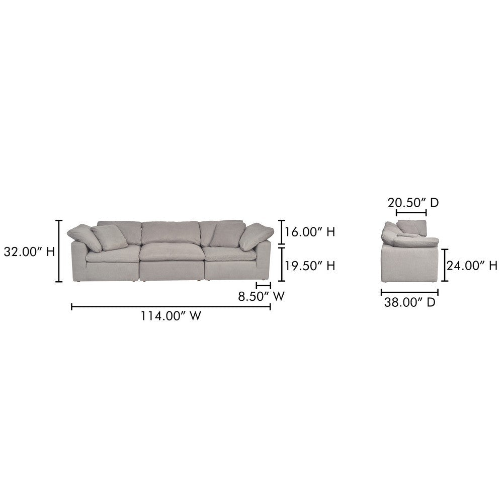 Terra Modular Sofa Light Grey MCN-YJ-1027-29