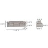 Terra Modular Sofa Light Grey MCN-YJ-1027-29