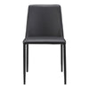 Nora Dining Chair Black Vegan Leather - Set Of Two