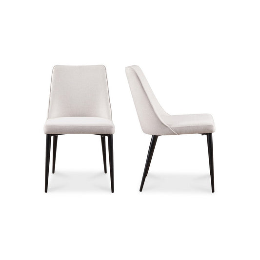 Lula Dining Chair Oatmeal - Set Of Two