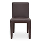 Monte Dining Chair Dark Brown Vegan Leather - Set Of Two MCN-YM-1007-20