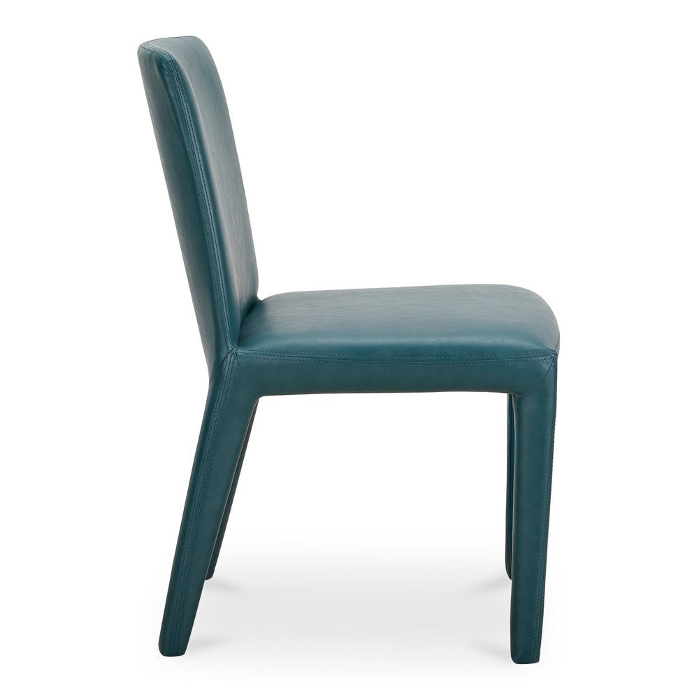 Monte Dining Chair Teal Vegan Leather - Set Of Two MCN-YM-1007-36