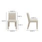 Monte Dining Chair Beige - Set Of Two MCN-YM-1008-34