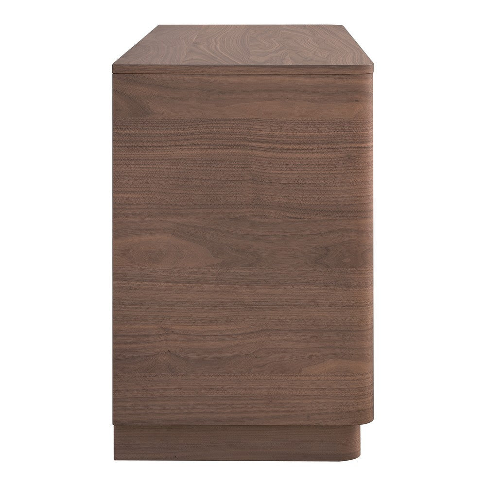 Round Off Dresser Walnut Brown MCN-YR-1003-03