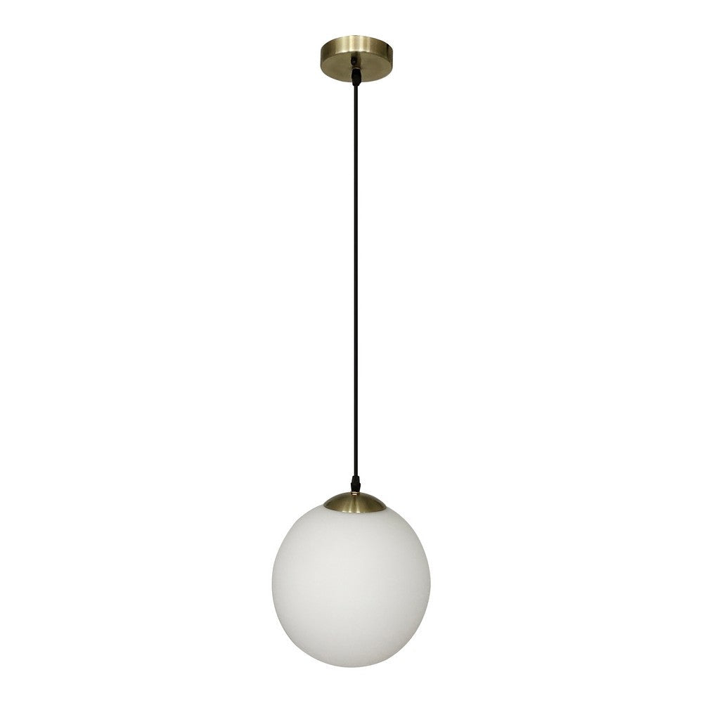 Sol Pendant Light Antique Brass