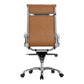 Studio High Back Office Chair Tan Vegan Leather MCN-ZM-1001-40