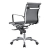 Studio Low Back Office Chair Black Vegan Leather MCN-ZM-1002-02