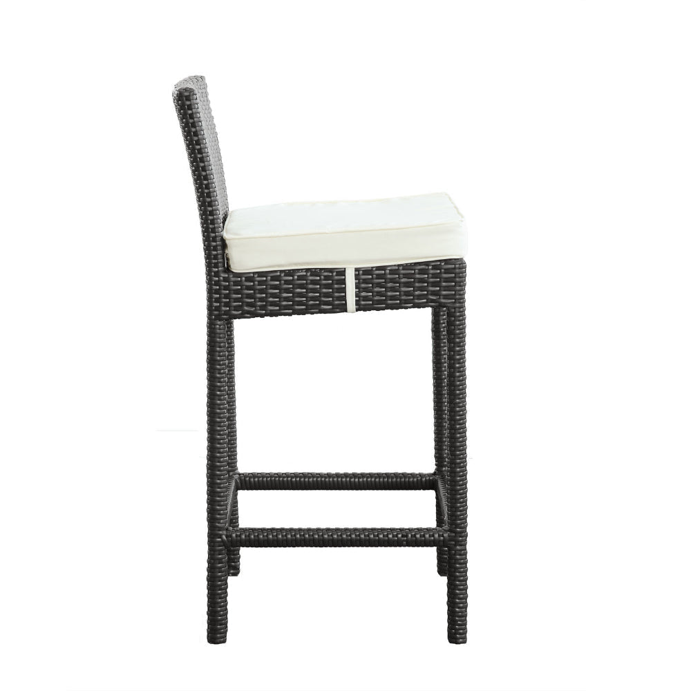 Convene Outdoor Patio Fabric Bar Stool - No Shipping Charges MDY-EEI-1006-EXP-WHI