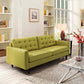 Modway Empress Mid-Century Modern Upholstered Fabric Sofa Wheatgrass MDY-EEI-1011-WHE