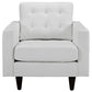 Empress Leather Armchair - No Shipping Charges MDY-EEI-1012-WHI