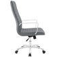 Gray Finesse Highback Office Chair - No Shipping Charges MDY-EEI-1061-GRY