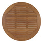 Natural Marina Outdoor Patio Teak Round Coffee Table - No Shipping Charges MDY-EEI-1153-NAT