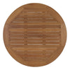 Natural Marina Outdoor Patio Teak Round Coffee Table - No Shipping Charges MDY-EEI-1153-NAT