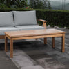 Modway Marina Premium Grade A Teak Wood Outdoor Patio Rectangle Coffee Table in Natural