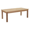 Natural Marina Outdoor Patio Teak Rectangle Coffee Table - No Shipping Charges MDY-EEI-1154-NAT