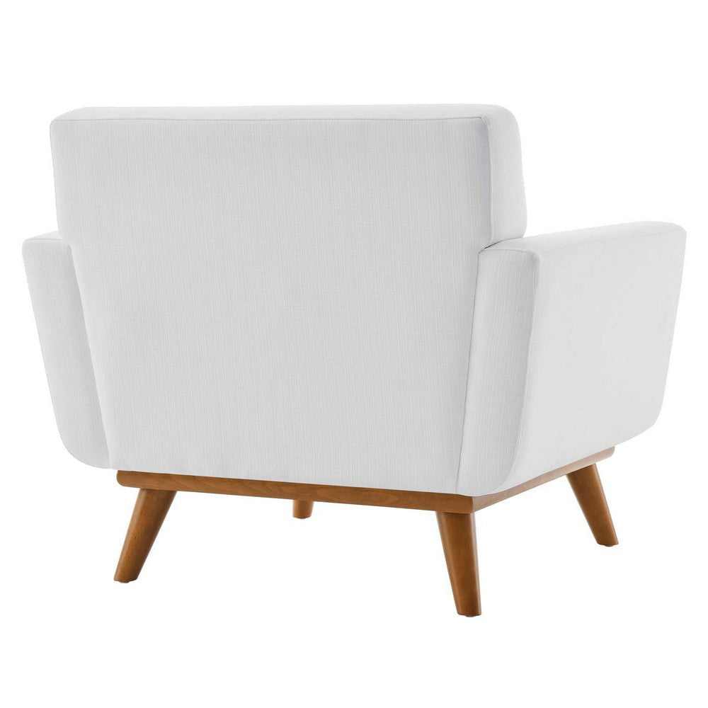 Modway Engage Upholstered Fabric Armchair White MDY-EEI-1178-WHI