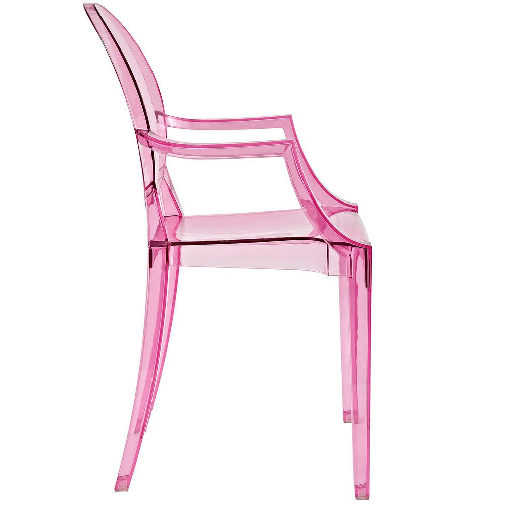 Pink Casper Dining Armchair - No Shipping Charges MDY-EEI-121-PNK