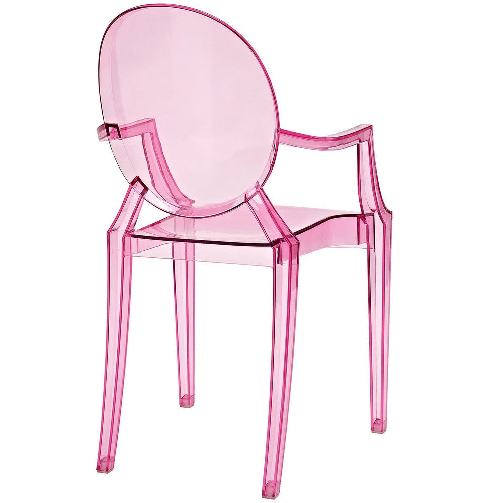 Pink Casper Dining Armchair - No Shipping Charges MDY-EEI-121-PNK